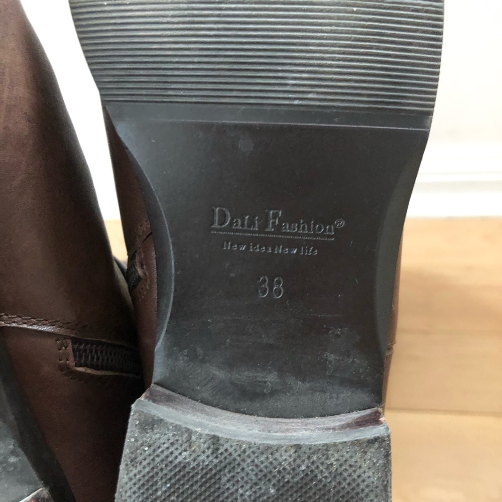Brown Leather Riding Boots - Picture 10 of 16